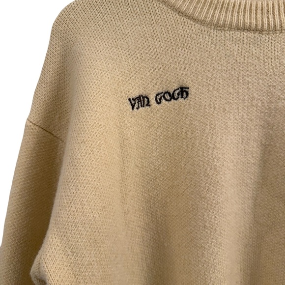 Van Gogh retro Crewneck Sweater - Picture 4 of 10